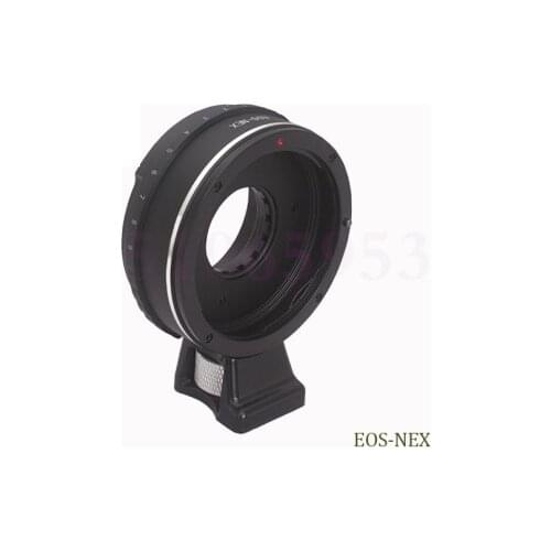 Adjustable Aperture Mount Adapter Ring Suit For Canon EF Mount Lens To for sony E Mount NEX-7 5C VG10 + with Tripod Stand