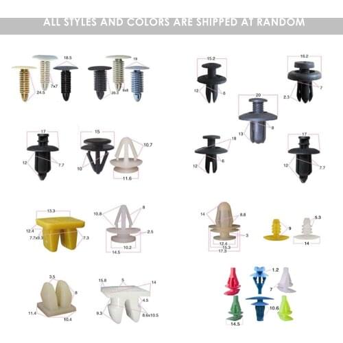 Car Body Plastic Push Pin Rivet Fasteners Trim Moulding Clip Assortments Kit for bmw ford vw mazda jetta Toyota Peugeot honda