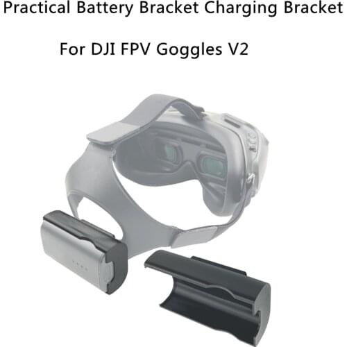 DJI FPV Practical Battery Bracket Charging Bracket For DJI FPV Goggles V2 Drone Accessories Plastic Battery Holder Spare Parts