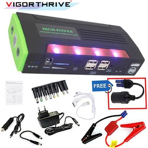 Car Charger Starting Device Power Bank Digitals Compass jumper LCD Display For Car Battery Booster SOS Lights Car jump starter