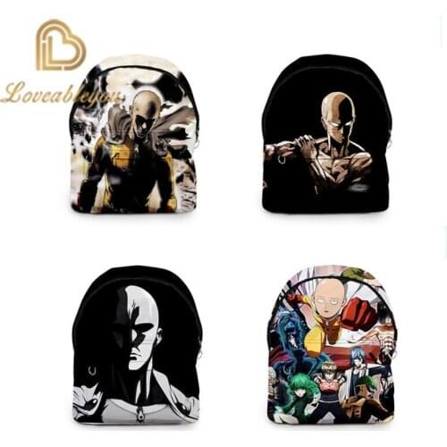 ONE PUNCH-MAN 3d Print Backpacks Men Women School Bags Multi Pocket Travel Bags Teenage 3D Notebook Backpack Shoulder Bag