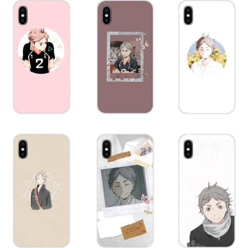 Sexy sugawara koushi Haikyuu For Samsung Galaxy S2 S3 S4 S5 Mini S6 S7 Edge S8 S9 S10E Lite Plus Accessories Phone Cases Covers