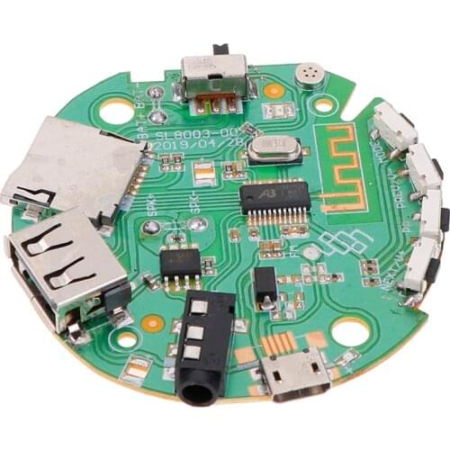 1PC 3.7-5V Multifunction Bluetooth Receiver Audio Amplifier Board Speakers Board Accessories