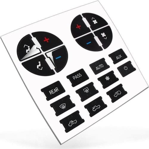 19Pcs/Set Car AC Dash Button Stickers Repair Kit Auto Interior Decor for Buick