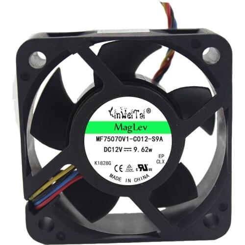 2pcs Free delivery fan for AVC 5020 DS05020R12M 12V 0.20A PLA05020B12HH 12V 0.34A 5020 5CM 4pin PWM 50x50x20mm cooling fan
