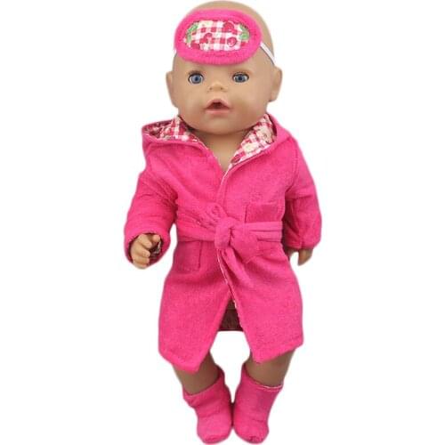 3pcs in 1, Clothes and socks and goggles Set Fit For 43cm Baby Doll 17 Inch Reborn Baby Doll Clothes, Shoes are not included
