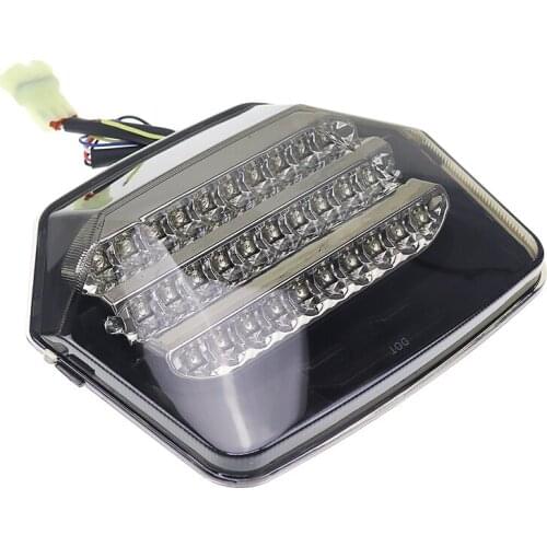 Motorcycle Accessories Rear Tail Light Brake Turn Signal Integrated LED Light Smoke For Honda CB1300 CB-1300 2003