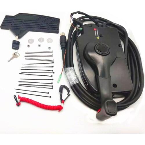 Side Mount Remote Control for Mercury Outboard 881170A3 40HP&Up 8Pin 15FT （1993&Newer）‎JE-230004