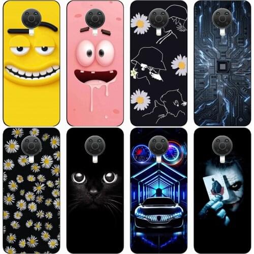 For Nokia G10 Case Rose Wolf Cute Patterned Cover Soft Silicon Phone Case for Nokia G20 Top Quality