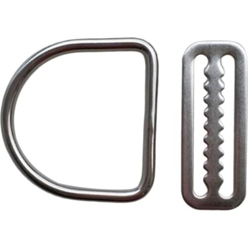 Stainless Steel D Ring Loop Loop Loop Buckle Sliding Buckle For Belt Buckles