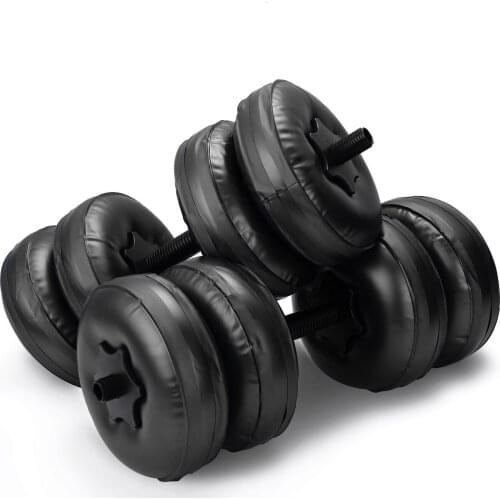 Flexible Fitness Water-filled Dumbbell Heavey Weight Dumbbell Gym Home Exercise Equipment Bodybuilding Training Tool