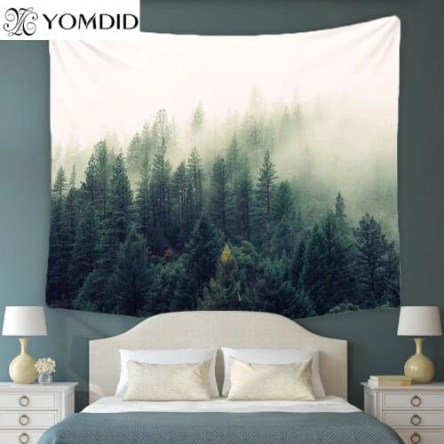 3 size Forest scenic Tapestry Indian Mandala Wall Hanging Tapestries Bedspread Yoga Mat Beach Towel Table Picnic Cloth Blanket