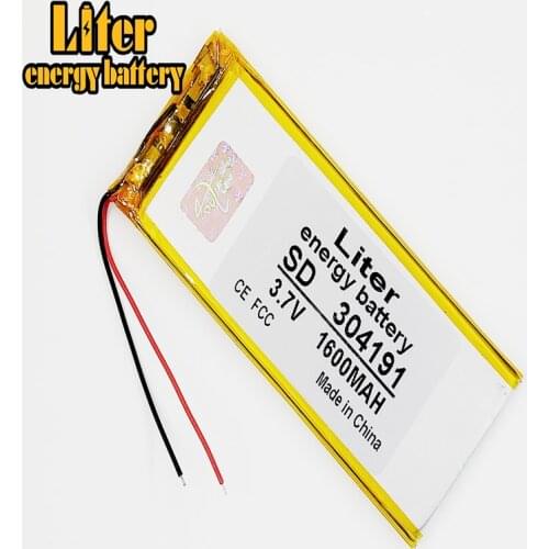 304191P 3.7V KEBE 1600MAH LI- ION POLYMER battery for china clone S6 S9600 MTK phone