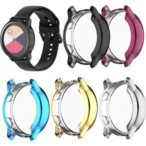 Soft Screen Protector Full Cover for Samsung Galaxy Watch Active Case for Galaxy Active 40mm SM-R500 Tpu Thin Bumper Accessories