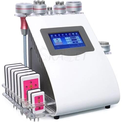 Newest 9 IN 1 Multifunction Ultrasonic 40K RF Vacuum Laser Slimming Figure Beauty Removal Lipo Machine