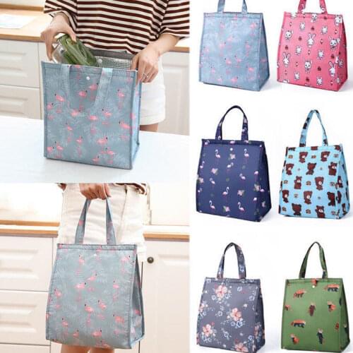 New Fashion Portable Insulated Thermal Cooler Lunch Box Carry Tote Picnic Case Storage Bag