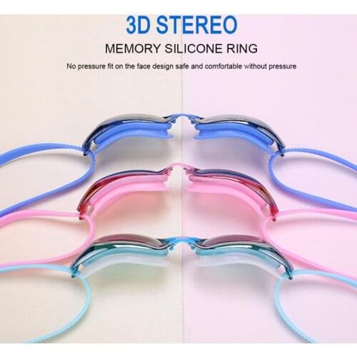High-definition Electric Coating Waterproof And Antifogging Goggles For Men And Women Flat Light Goggles Submersibles
