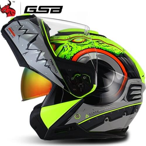 Full Face Casco Moto Double Lens Helmet Motorcycle Flip Up Motocross Helmets Warm With Dual Casco Motocross Four Seasons With CE