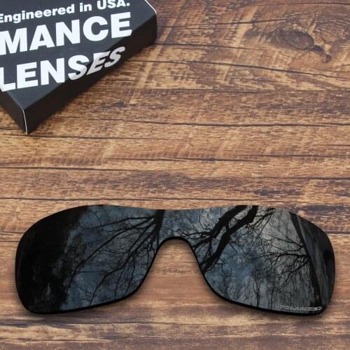 ToughAsNails Resist Seawater Corrosion Polarized Replacement Lenses for Oakley Antix Sunglasses Black Color (Lens Only)