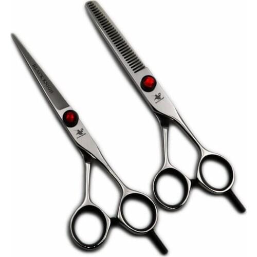 5.5/6 Inch Professional Pet Scissors Dog Grooming Cutting&Thinning Shears Kit for Animals Hair Scissors Japan440C High Quality