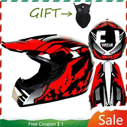 Motorcross Helmet And Safety Full Face Downhill Engine For Bike Cafe Racer Enduro Helmets Riding Motorcycle Off-Road Capacete