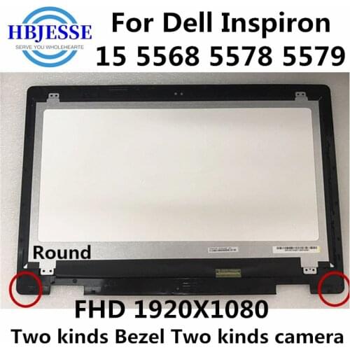 15.6'' FHD 1920*1080 LCD Screen Touch Digitizer Replacement Assembly For Dell Inspiron 15 5568 5578 5579 P58F P58F001