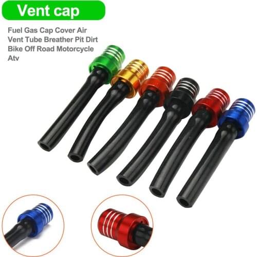 Fuel Gas Cap Cover Air Vent Tube Breather Pit Dirt Bike Off Road Motorcycle Atv Pit Pressure Reducing Ventilation Accessory