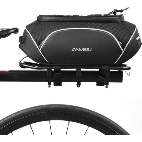 Bicycle Bags Large Capacity Waterproof Cycling Bag Mountain Bike Saddle Rack Trunk Bags Luggage Carrier Bike Bag Hard Shell Bags