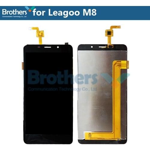 LCD Screen for Leagoo M8 LCD Display for Leagoo M8 LCD Assembly Touch Screen Digitizer Phone Replacement Part Tested Working Top