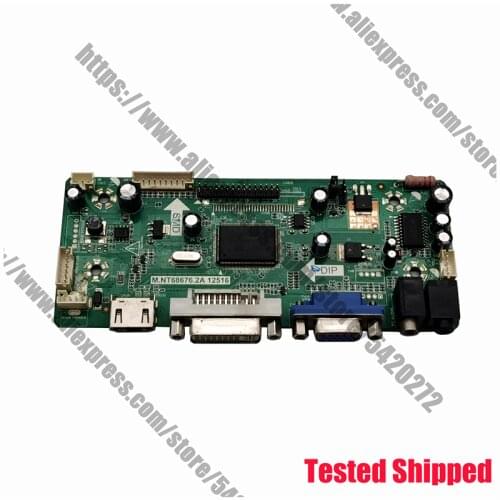 100% original test Driver board for M.NT68676.2A HDMI VGA DVI with audio