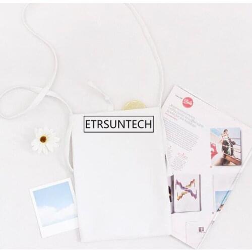 100pcs 18*24cm Blank DIY Canvas Portable Cosmetic Bag Women Girl Coin Change Key Phone Lipstick Storage Bag