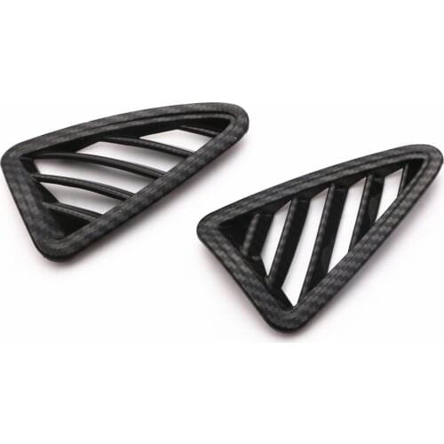 2PCS ABS A/C Air Conditioning Vent Adornment Car Styling Cover For MAZDA CX-3 2015-2018