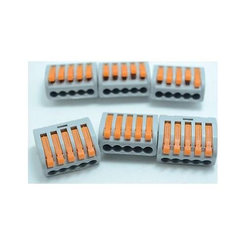 20 pieces Wire Connector Conductor Terminal Block With Lever AWG 28-12 222-415