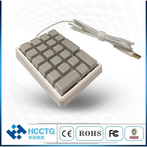 21 Keys USB Programmable POS PIN Pad With 3 Electronic Lock KB21UN