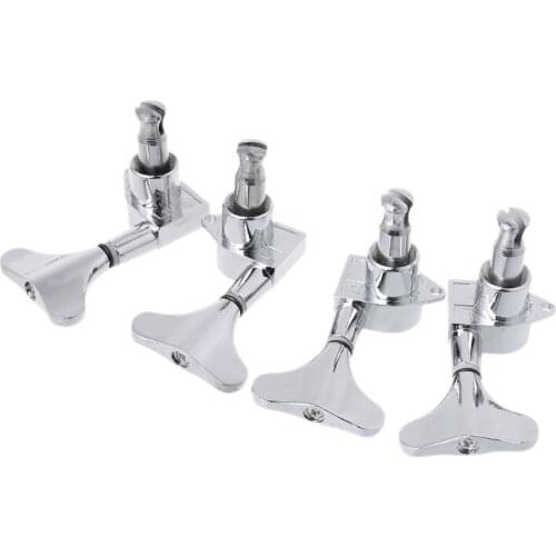 4 String Bass Guitar Sealed Tuners Tuning Pegs Machine Heads 2R 2L D5QD