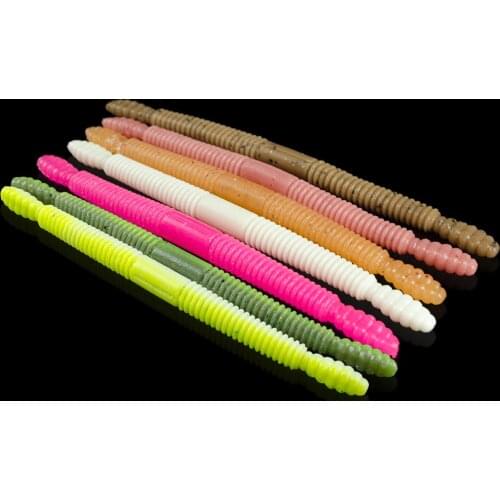 8pcs 14cm Lifelike Earthworm Fishing Lures 7g Fishy Smell Soft Silicone Baits Sinking Fish Worms Artificial Fishing Tackle Pesca