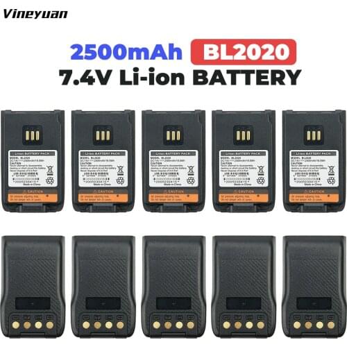 10x 2500mAh BL1502 BL1504 BL2010 BL2020-EX Battery for Hytera PD502 PD602 PD500 PD600 PD560 PD660 PD505