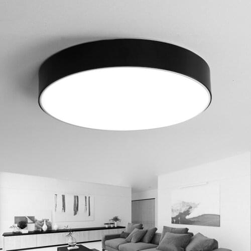 Acylic Ceiling Lights Square Rings For Living Room Bedroom Home AC85-265V Modern Led Ceiling Lamp Fixtures lustre plafonnier
