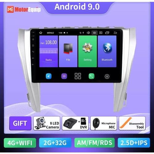 Autoradio No 2din For Toyota Camry 7 2015-2017 Car Radio Radios Multimedia Player Stereo Navigation GPS Bluetooth 4G WIFI Audio