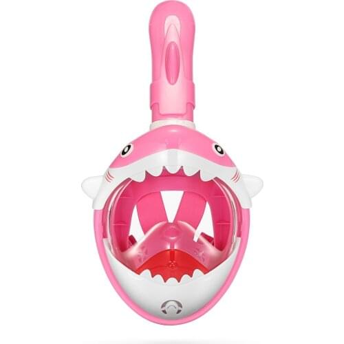 Full Face Childrens Mask Shark Swimming Mask Diving Mask Suit Breathing Snorkeling Equipment Swimming Goggle