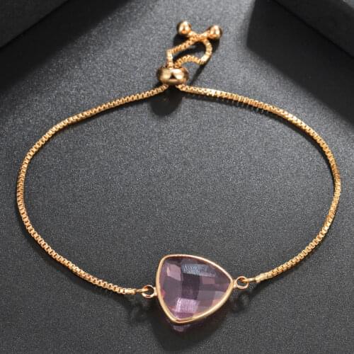 Hot Sale Charming Crystal Bracelets & Bangles For Women Girls Gold Bracelets Statement Jewelry Wholesale Summer Jewelry