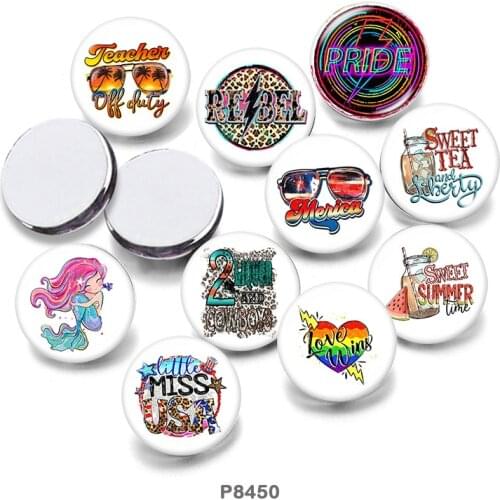 Pattern 12mm/18mm/20mm/25mm/30mm Round Glass Cabochon Flat Back Making Findings P8450