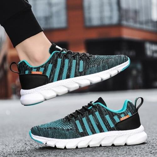 Nine o'clock Hot Sale Men Running Sneakers Mesh Breathable Male Athletic Shoes Outdoor Jogging Zapatos Deportivos Fashion Trend
