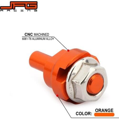 Motorcycle Orange Air Filter Cleaner Pin Bracket Bolt Screw Plug For KTM EXC MXC EXCG SXF XCW XC XCG SX XCFW XCRW EXCR 85-530