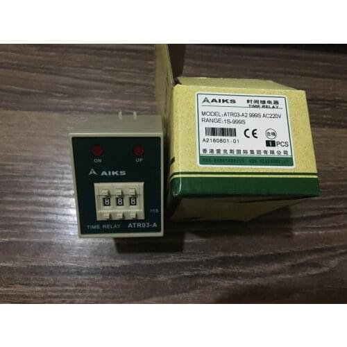 AIKS AUX TIME RELAY ATR03-A2 1S-999S AC220V
