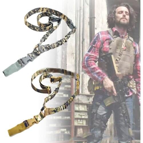 Tactical Single Point Gun Rope Strap Rope Camera Strap Mount Rope Nylon Military Rifle Sling Kit Hunting Gun Accessories