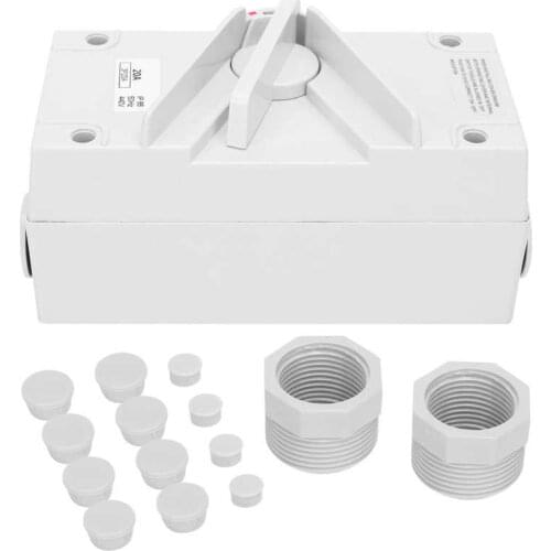 Waterproof Isolator Switch Isolator Switch Dustproof 20A/35A/63A for Laboratory Equipment Industrial Instrument