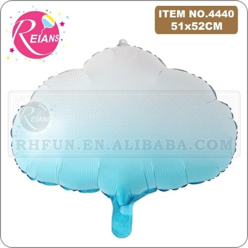 Big size blue white Clouds Shaped Aluminum Balloons Holiday birthday Party Wedding Decoration Balloons baby shower supplies toy