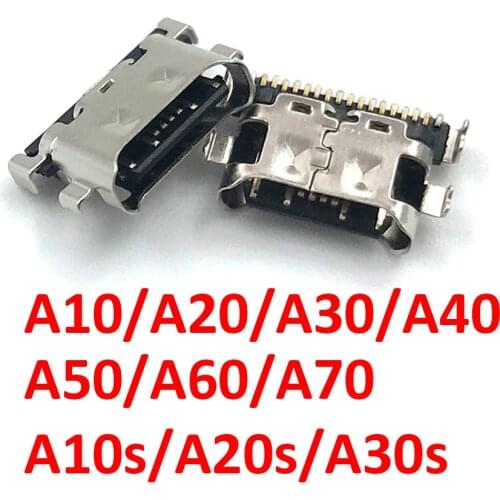 5Pcs Type-C USB Charger Jack Connector socket charging port plug For Samsung A10S A20s A30s A50s A10 A20 A30 A40 A50 A60 A70