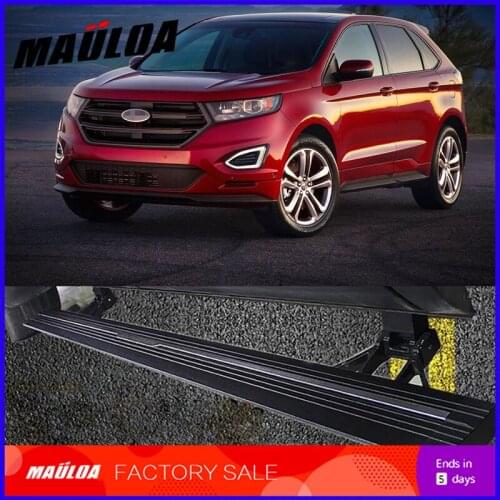 Car Accessories High quality aluminium alloy Automatic scaling Electric pedal side step running board for Edge 2015